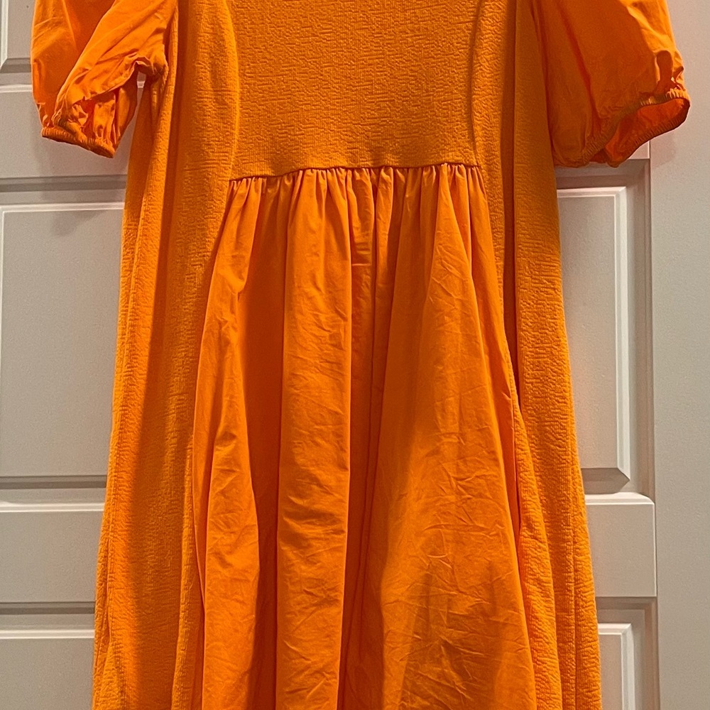English Factory Orange Casual Dress